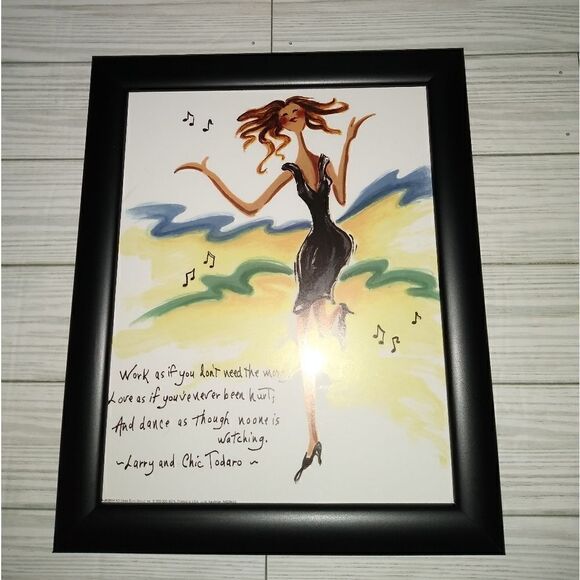 Wild Women Dance Like No One Is Watching Framed Print By Judy Kaufman 11½x9½ - Picture 3 of 8